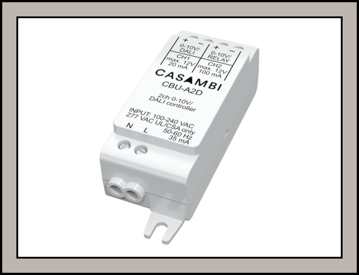 Casambi CBU-2AD, 2CH Analog / Standalone DALI Controller