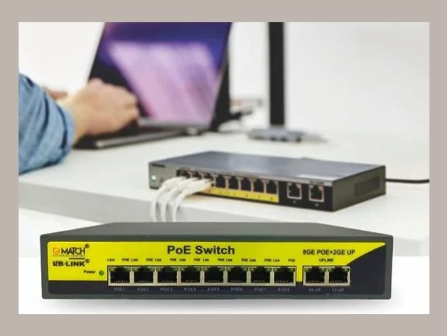 Ethernet POE Switch Installation 8 Port