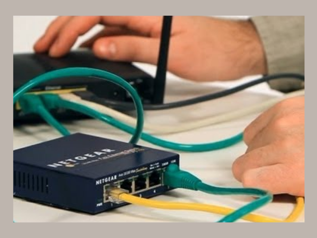 Ethernet POE Switch Installation 5 Port