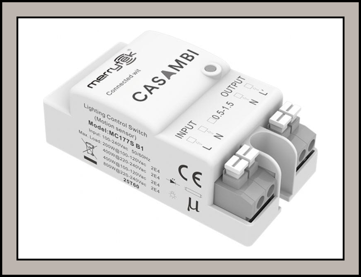 Casambi MC 177S B1 , 5.6GHz Motion Sensor 400W Relay Output