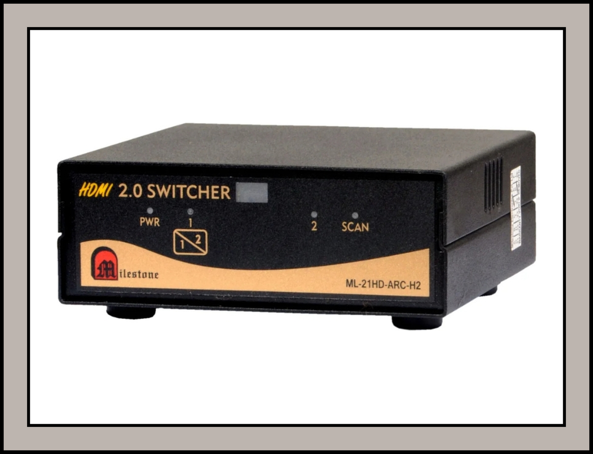 2 In 1 Out HDMI 2.0 Switch with ARC : ML-21HD-ARC-H2