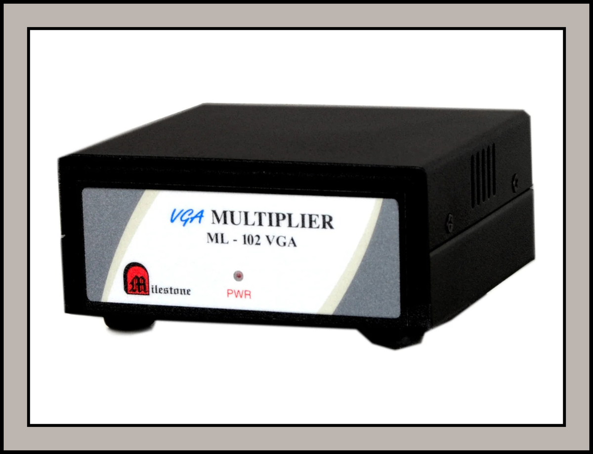 VGA Multiplier (Splitter) — 1 CPU to 2 VGA Output Distribution System : ML 102VGA LINK