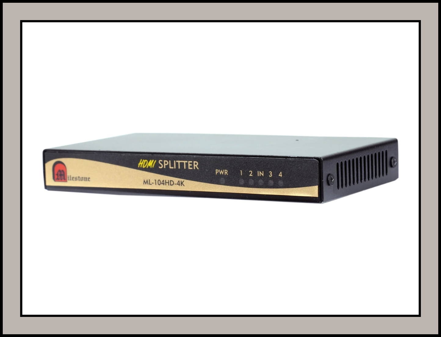 1 In 4 Out HDMI Splitter (4K@60Hz) : ML-104HDMI-4K