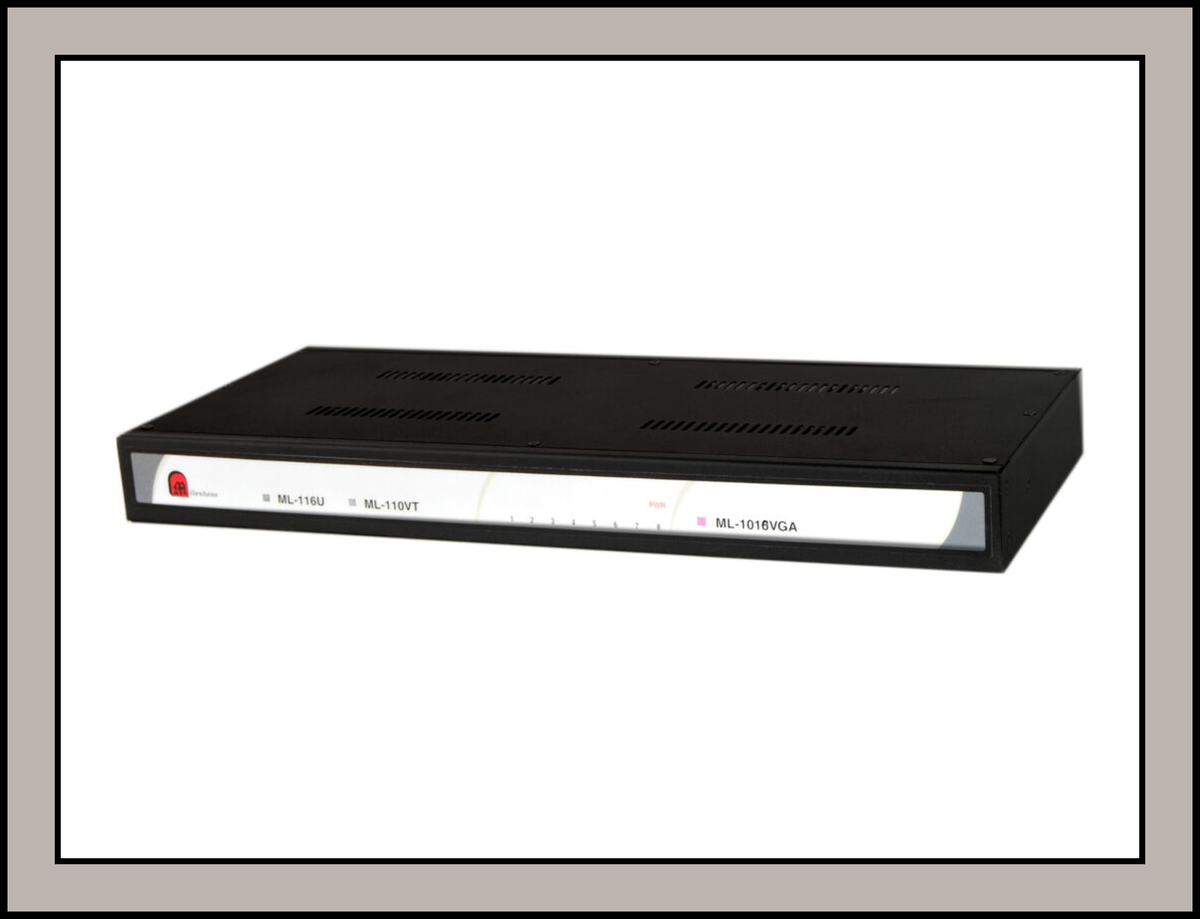 VGA Multiplier (Splitter) — 1 CPU to 16 VGA Output Rack Mount Distribution System : ML 116 VGA (RM)