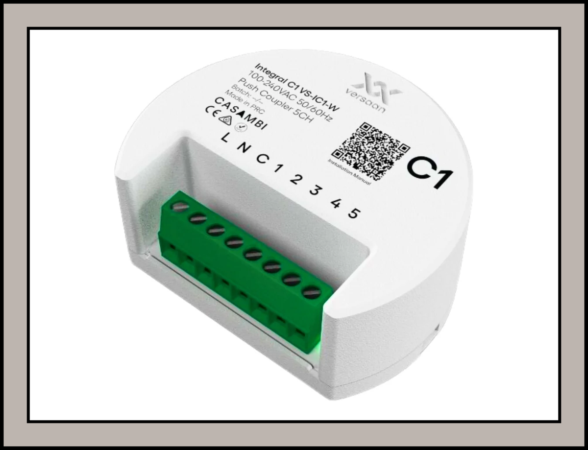 Casambi VS-IC1-W , Push Button Coupler