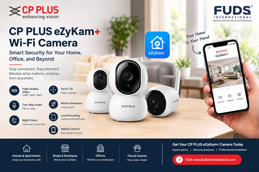 CP PLUS eZyKam + Wi-Fi Camera: A Smart Security Solution for Your Home