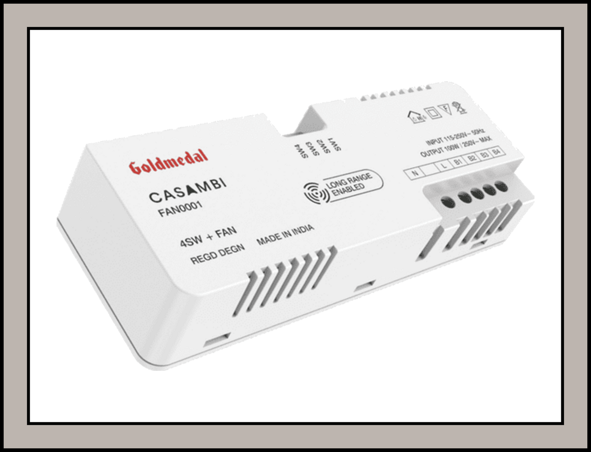 Casambi CUR002 ,  2 Separate AC Motor Loads Controller 150W