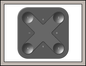 Casambi XPRESS-LR , 4 Button Battery Keypad with Dimming & Tuning