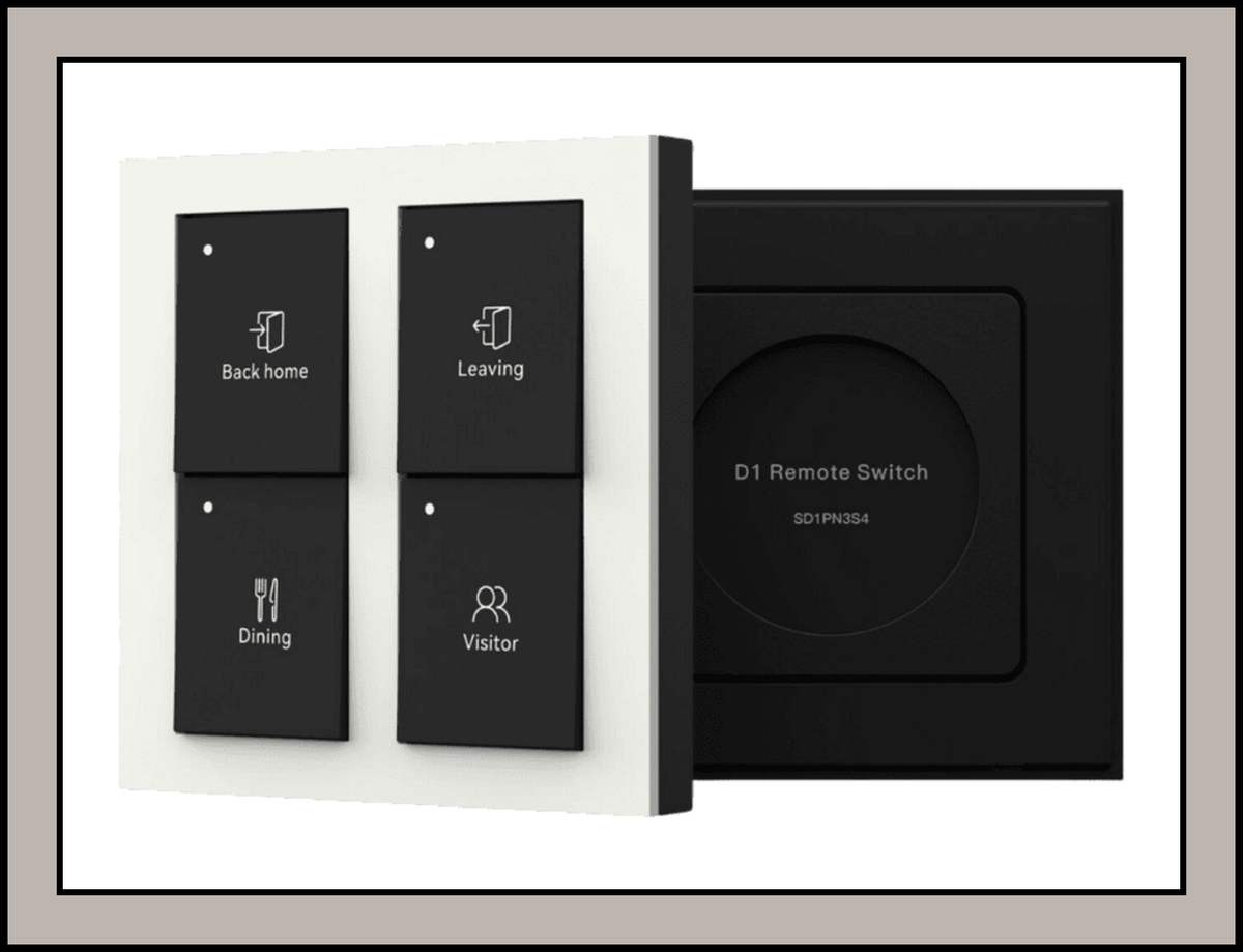 Casambi SD1PN3S4 ,  4 Button Battery Keypad