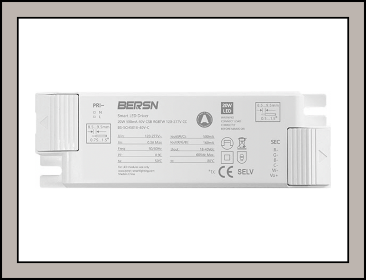 Casambi  UWC  SLC-10-5-CSB-24V , 5CH RGBTW Controller 10A 240W Max (24V)