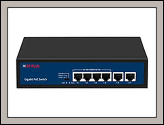 CP-DNW-GPU4G2-48C 4x Gigabit PoE with 2x Gigabit Uplink, Unmanaged