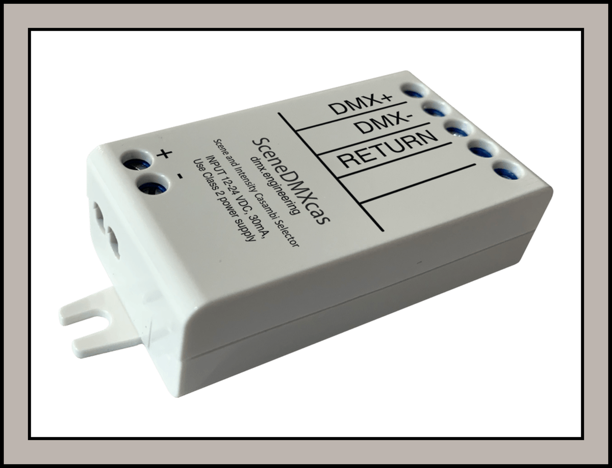 Casambi Scene-DMX-cas ,DMX to Casambi Input Device 10 Scene