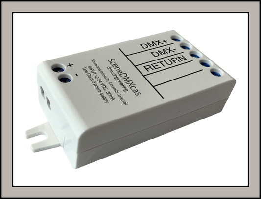 Casambi Scene-DMX-cas ,DMX to Casambi Input Device 10 Scene