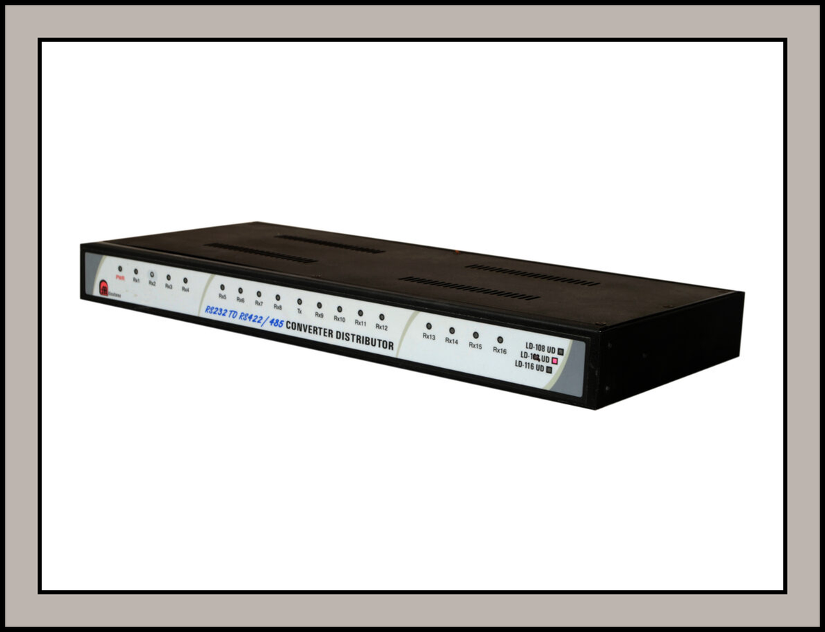 RS232 to 4 RS422/RS485 Convertor Distributor : LD-104UDP