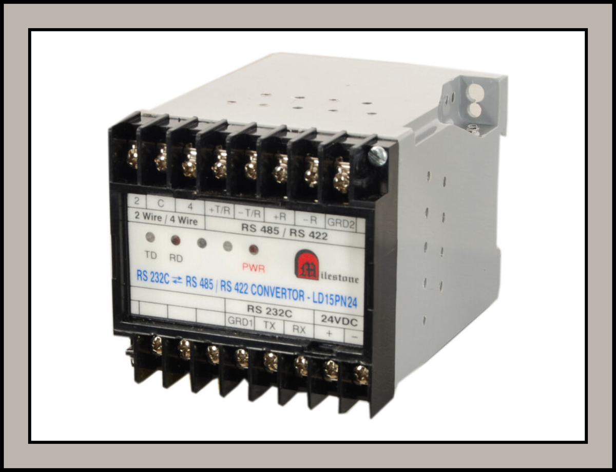 RS232 to RS422 / RS485 Converter Panel Mounted 230V :  LD-15PN12V