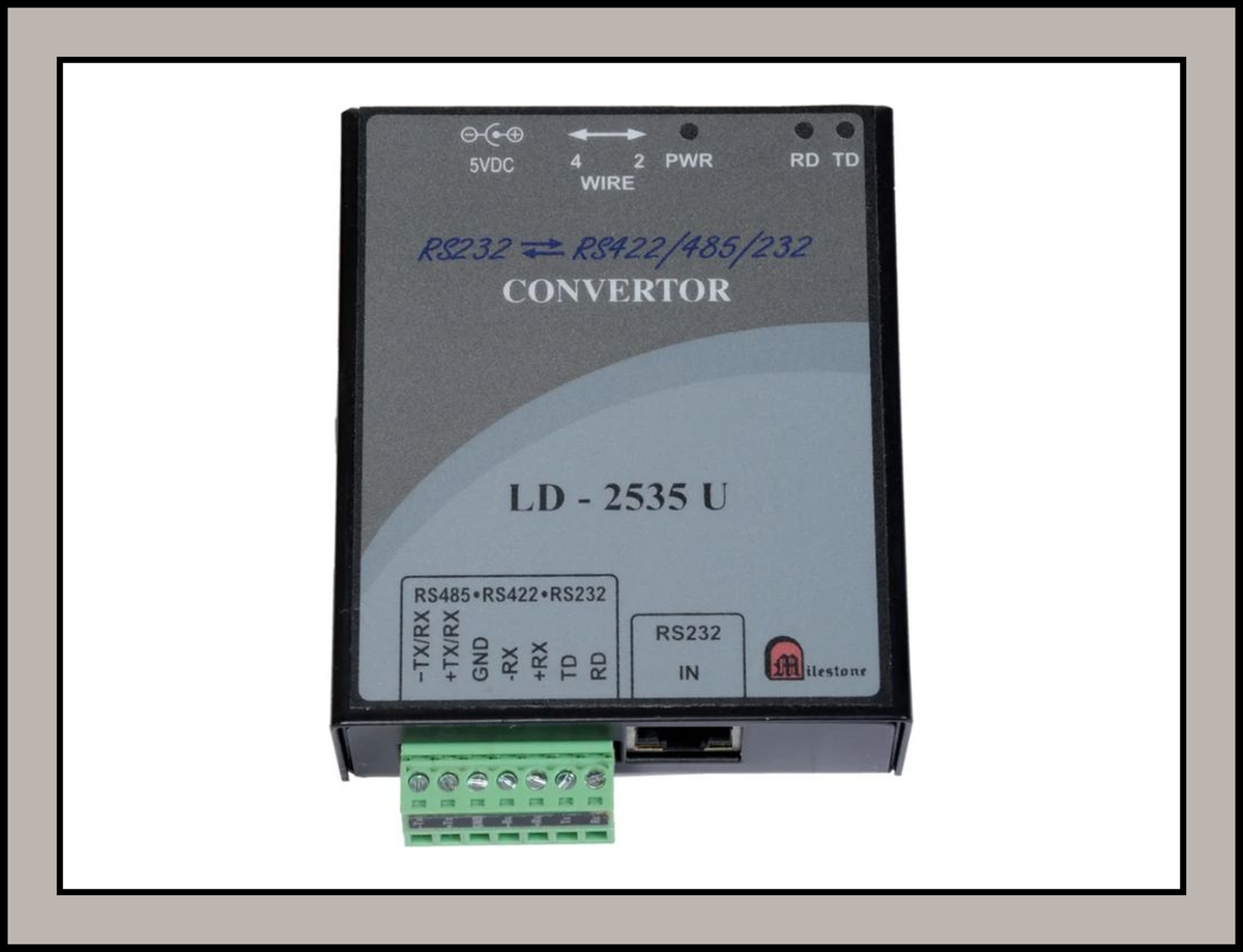 RS232 to RS232 / RS422 / RS485 Converter (5V Adaptor) : LD2535U