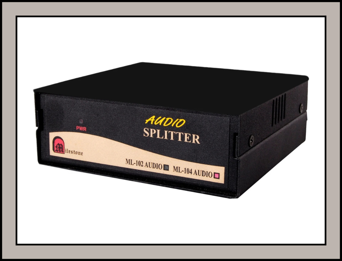 1 Input to 4 Output RCA Audio Distribution System : ML 104 Audio