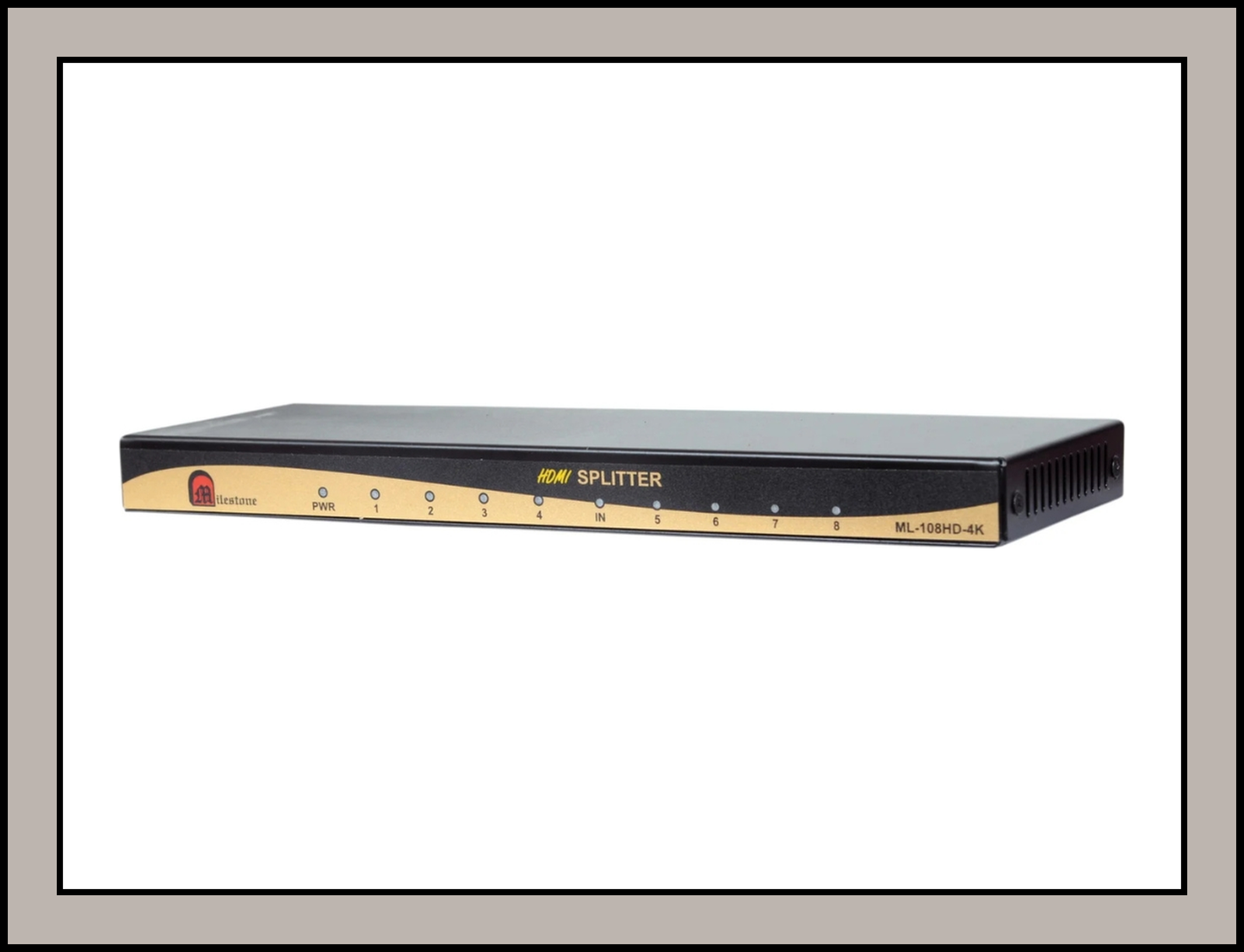 1 In 8 Out HDMI Splitter (4K@60Hz) : ML-108HDMI-4K