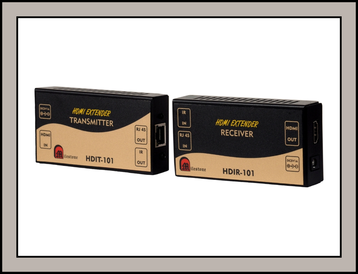 HDMI and IR Extender over CAT6, 1080P, 120 Metres : ML-HDIT104