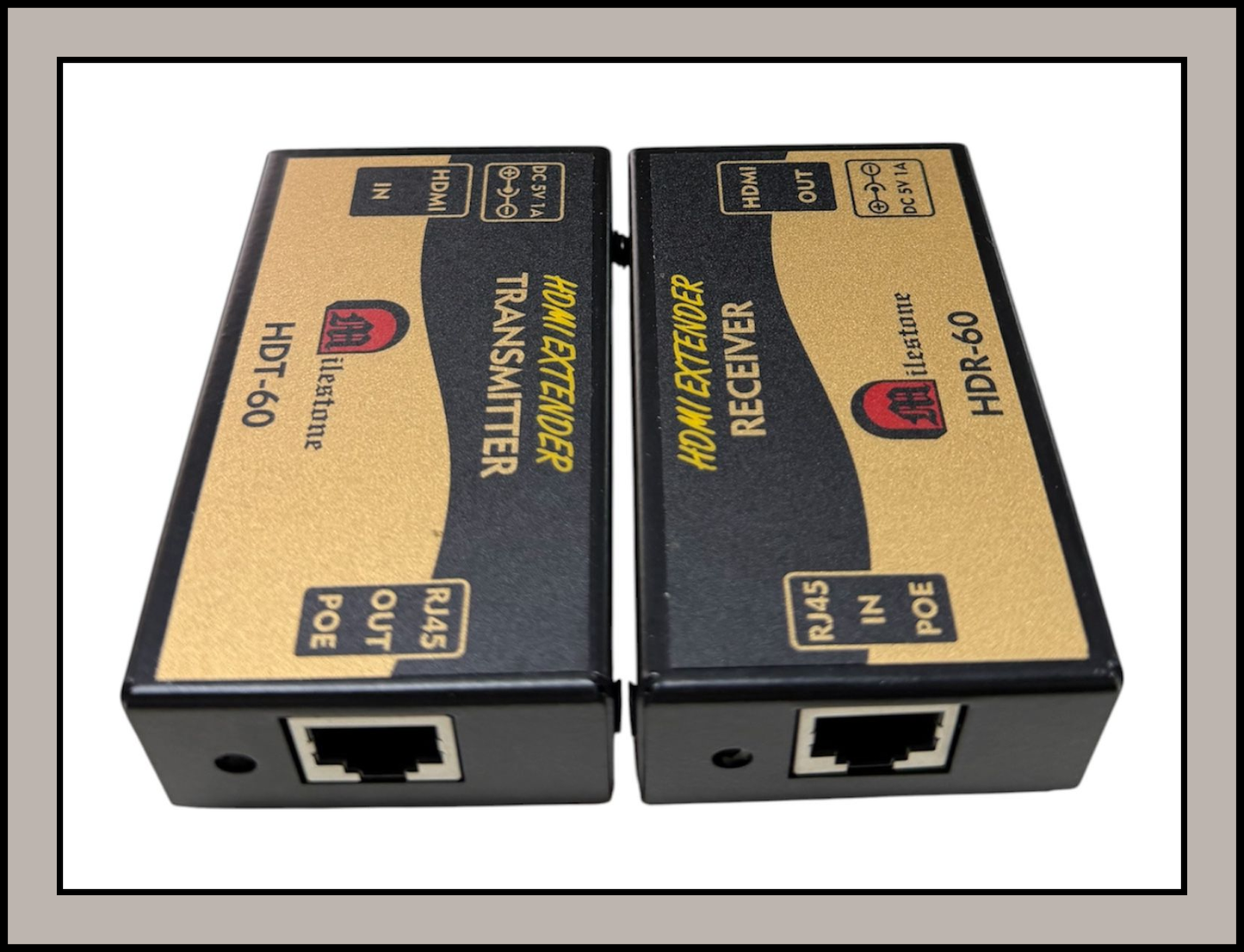 HDMI & IR Tx/Rx (60M), 1080P, 4K@30Hz :ML HDT-60 &HDR-60