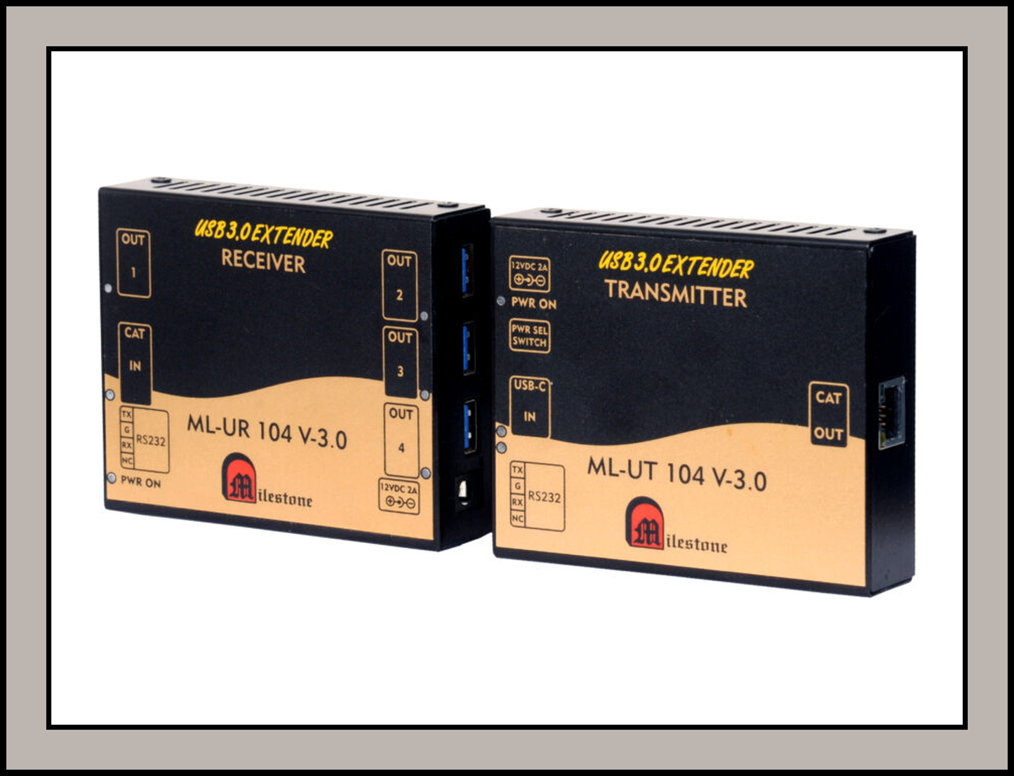 USB Extender over CAT6 Cable : ML-UT104V / ML-UR104V