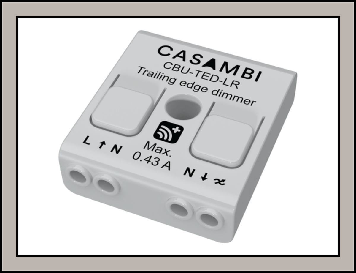 Casambi CBU-TED-LR ,Trailing Edge Dimmer 100W (10A inrush)